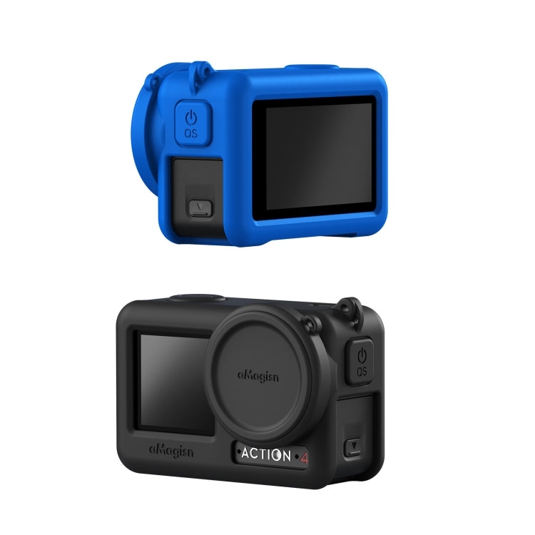 For DJI Osmo Action 4 / 3 aMagisn Silicone Protection Case Camera Protection Accessories