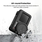 For DJI Osmo Action 4 / 3 aMagisn Silicone Protection Case Camera Protection Accessories