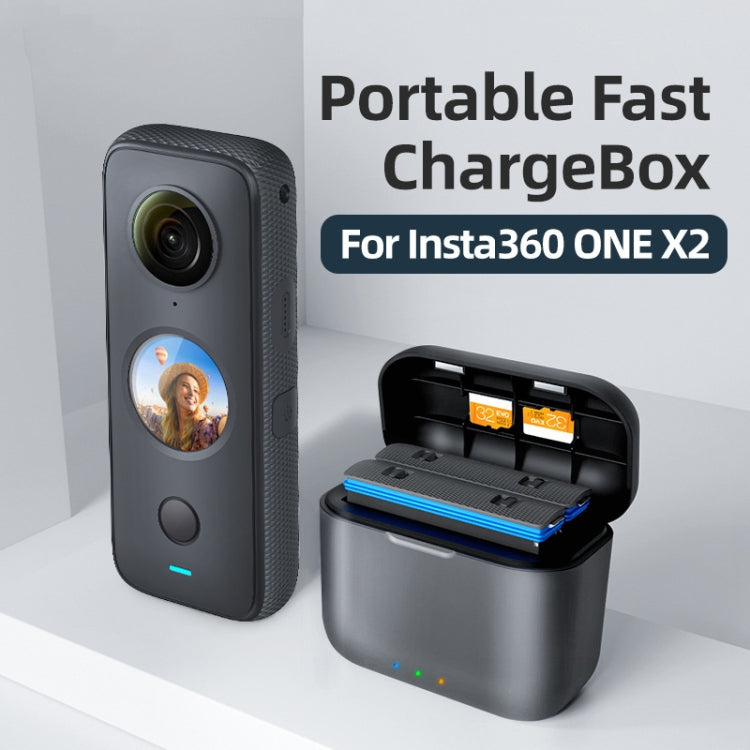 For Insta360 ONE X2 aMagisn Battery Fast Charging Box, For Insta360 ONE X2