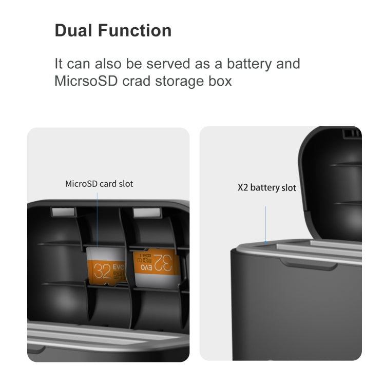 For Insta360 ONE X2 aMagisn Battery Fast Charging Box, For Insta360 ONE X2