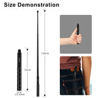 aMagisn 120cm Invisible Straight Pull Selfie Stick Sports Camera Accessories, Single Rod, Rod+1/4 Turn 3 Jaw+Screw, Rod+1/4 Turn 3 Jaw+Screw+Phone Clip