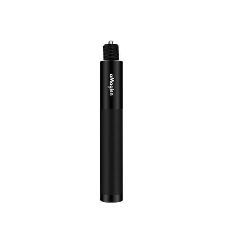aMagisn 70cm Invisible Straight Pull Selfie Stick Sports Camera Accessories, Single Rod, Rod+1/4 Turn 3 Jaw+Screw, Rod+1/4 Turn 3 Jaw+Screw+Phone Clip