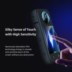 For Insta360 X3 aMagisn Screen Tempered Film Protection Sports Camera Accessories, 1set, 2sets