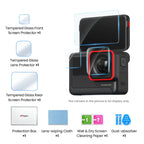 For Insta360 ACE aMagisn Tempered Film Protective Stickers Sports Camera Accessories, 3 In 1, 6 In 1