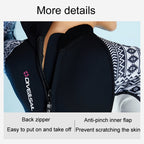 DIVE & SAIL 3mm Warm One-Piece Long Sleeve Wetsuit Thickened Winter Swimming And Surfing Suit, S, M, L, XL, XXL