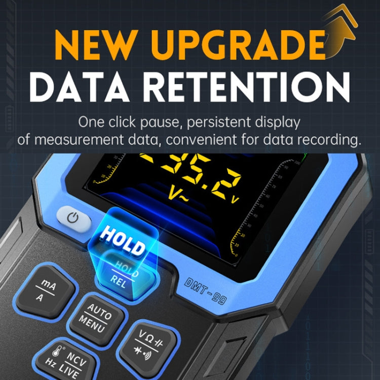 FNIRSI Fully Automatic Digital Display High Precision Intelligent Multimeter, DMT-99