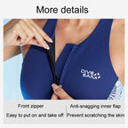 DIVE & SAIL 2mm Ladies Warm One-Piece Sleeveless Wetsuit Anti-Cold Swimming And Surfing Vest, S, M, L, XL, XXL