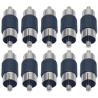 10pcs RCA Lotus Head Straight-through Male Monitoring Audio Adapter AV Butt Joint, RCA Male to RCA Male