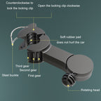 SUITU F4208 Car Cooling Fan Vehicle Rear Seatback USB Dual-Head Electrical Fan