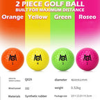 12pcs /Box PGM Golf Colored Competition Balls Double Layer Practice Balls