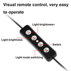 YRing48 4-Inch 48LEDs Laptop Camera Video Conference Live Beauty Ring Fill Light, Clip Set, Clip with Tripod