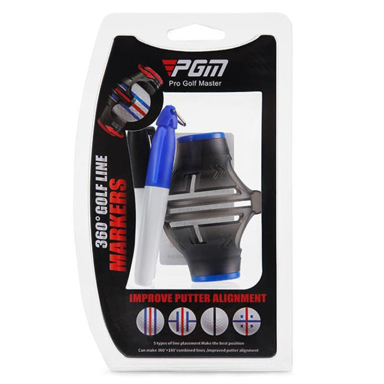 PGM HXQ010 Golf Ball Scriber 360 Degree Rotatable Draws Five Lines