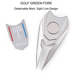 Golf Green Fork Fairway Repair Tool With Mark Metal Material, PGM GLC006
