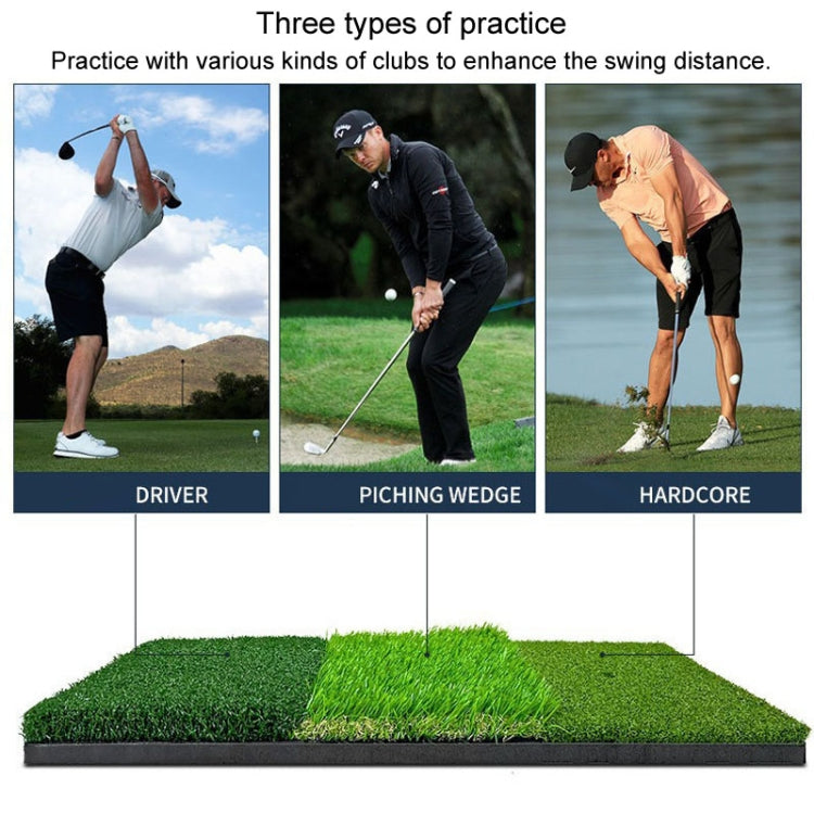 3 In 1 Golf Striking Mat Hitting Resistant Practice Pad Indoor Mini Swing Chipping Hitting Mat, PGM DJD010 30x60cm, PGM DJD010 90x40cm