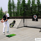 3 In 1 Golf Striking Mat Hitting Resistant Practice Pad Indoor Mini Swing Chipping Hitting Mat, PGM DJD010 30x60cm, PGM DJD010 90x40cm