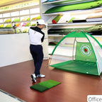 3 In 1 Golf Striking Mat Hitting Resistant Practice Pad Indoor Mini Swing Chipping Hitting Mat, PGM DJD010 30x60cm, PGM DJD010 90x40cm