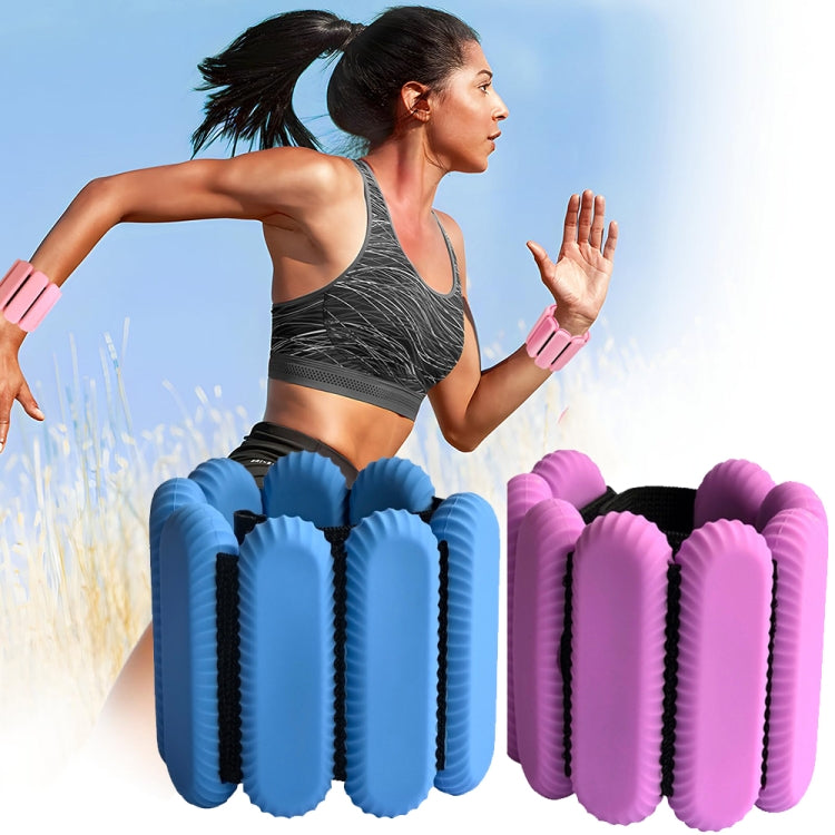 Yoga Fitness Adjustable Silicone Weight-bearing Bracelet Strength Exercise Equipment, 450g, 900g, 1000g