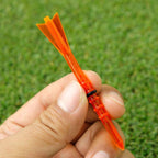 30pcs /Box PGM QT025 Golf Tee Limit Ball Studs With Adjustable Height of 83mm, White, Orange, Blue