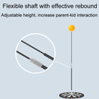 Table Tennis Training Equipment Household Childrens Sparring Coaching Base With Wood Bats, 6 Balls+1 Pole, 4 Balls+1 Pole, 4 Balls+2 Poles, 6 Balls+3 Poles