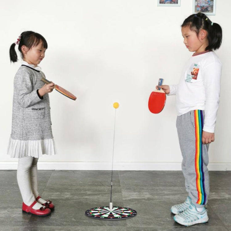 Table Tennis Training Equipment Household Childrens Sparring Coaching Base With Wood Bats, 6 Balls+1 Pole, 4 Balls+1 Pole, 4 Balls+2 Poles, 6 Balls+3 Poles
