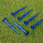 20pcs /Box PGM QT024 Golf Ball Tee Competition Ball Studs 8 Point Crown Tip Durable Anti-Hitting, Yellow, Green, Blue