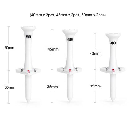 Golf Tee Holder Aimable Direction Multi-Purpose Golf Tees Tack, 6pcs /Box PGM QT021