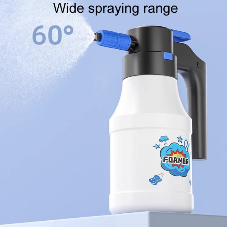 SUITU ST-6322 1.5L Car Washing Electrical Foam Sprayer Rechargeable Automobile Foam Pot
