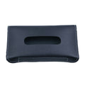 Car Armrest Box Sun Visor Hanging Leather Tissue Box, Black, Pink, Blue, Beige