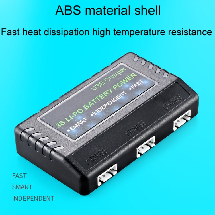 One Charge Three Water Bullet Rifle Li-Po Battery Balance Charging Case, BH-3S03
