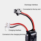 BMAX 11.1V High Rate 30C Discharge Water Marble Rifle Rechargeable Li-Ion Battery, SM, Green Shell Small Tamiya, XT30