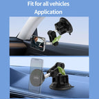 Lanparte Magnetic Car Phone Holder Adjustable Suction Cup Navigation Stand, RBA-M01N, RBA-M01NB, RBA-M01NL, RBA-M01NLB, RBA-M01