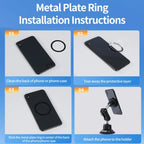 Lanparte Magnetic Car Phone Holder Adjustable Suction Cup Navigation Stand, RBA-M01N, RBA-M01NB, RBA-M01NL, RBA-M01NLB, RBA-M01