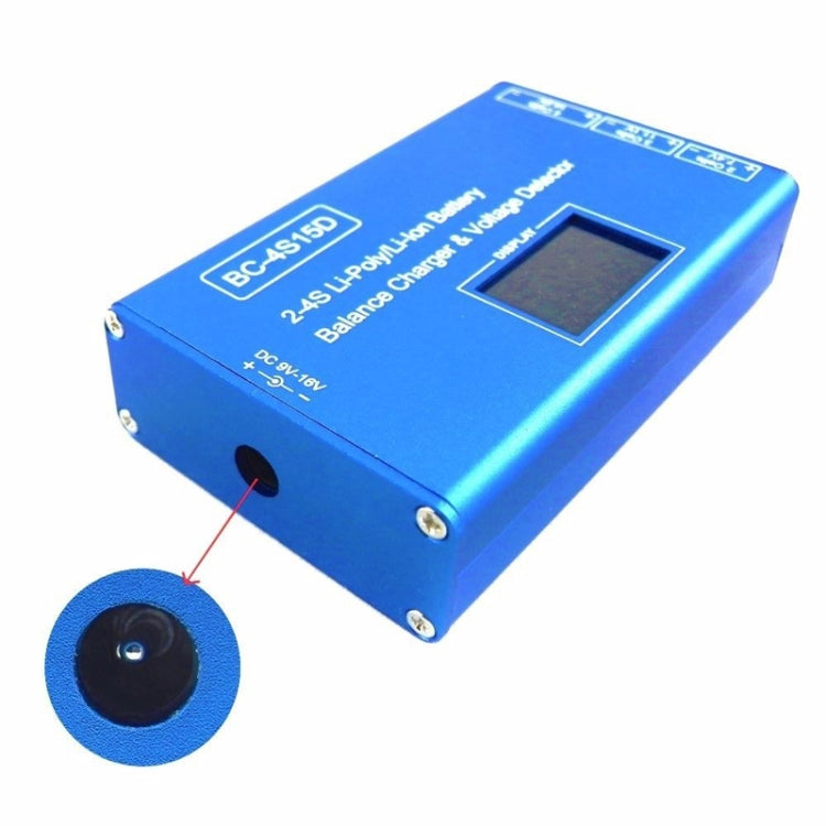 Li-Ion Battery LED Digital Display Balance Charging Case With Power Supply, US Plug, BC-4S15D