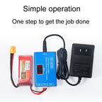 Li-Ion Battery LED Digital Display Balance Charging Case With Power Supply, US Plug, BC-4S15D