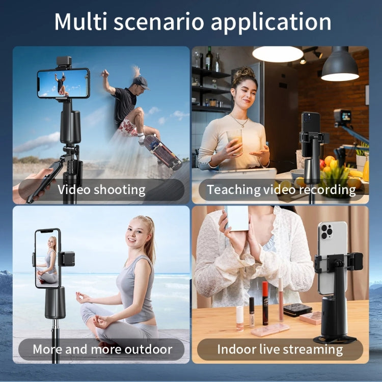 Pixel A200  Auto Tracking Gimbal Stabilizer 360 Degree Rotation Selfie Stick With Fill Light, A200 Set 1, A200 Set 2, A200 Set 3