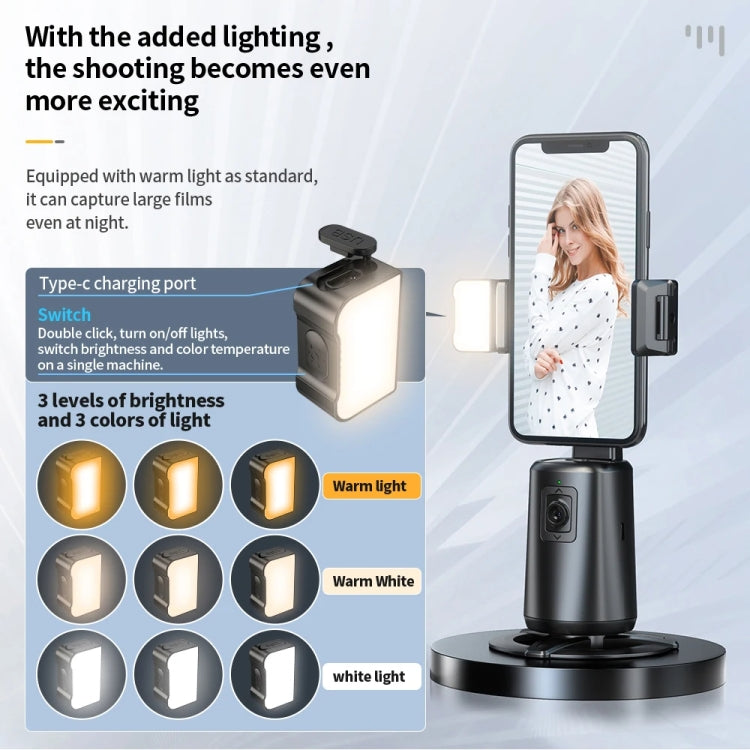 Pixel A200  Auto Tracking Gimbal Stabilizer 360 Degree Rotation Selfie Stick With Fill Light, A200 Set 1, A200 Set 2, A200 Set 3