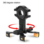 BENGGUO Bicycle Aluminum Alloy Four-claw Cycling Mobile Phone Holder, Handlebars, Stem Style, Rear View Mirror