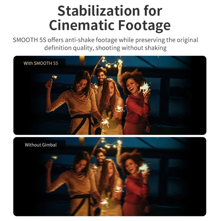 ZHIYUN Smooth 5S 3-Axis Smartphone Handheld Gimbals Stabilizer, Smooth 5S Standard Black, Smooth 5S Standard White