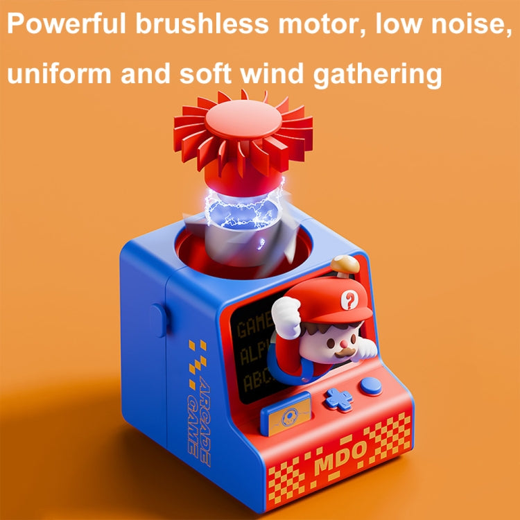 Cartoon Game Console Shape USB Charging Portable Bladeless Halter Fan