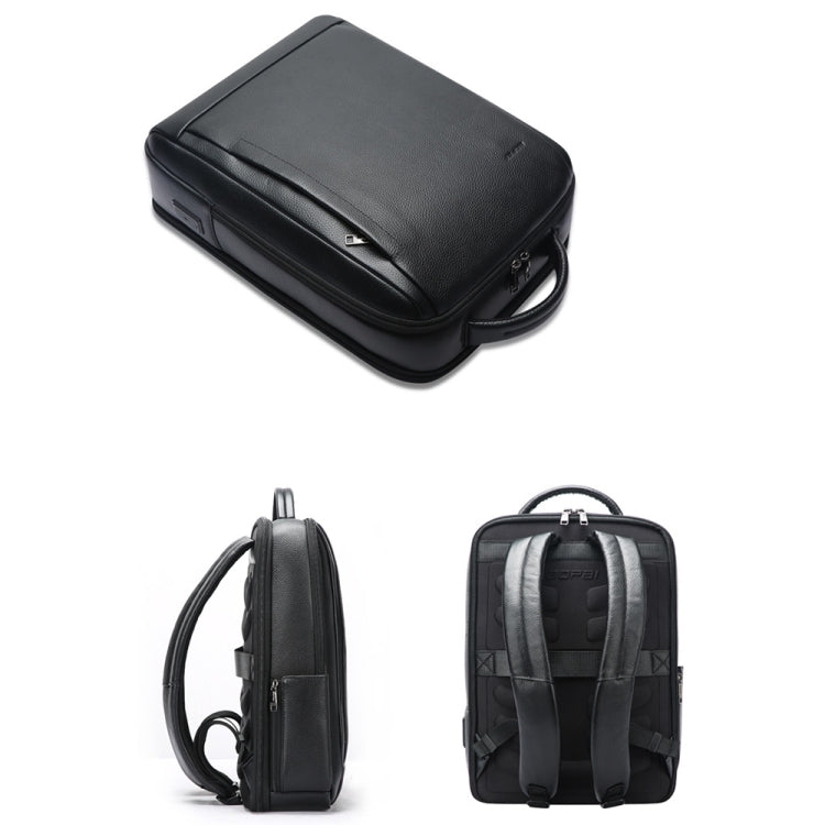 Bopai Large-Capacity Waterproof Business Laptop Backpack With USB+Type-C Port, 61-122891, 61-122631C
