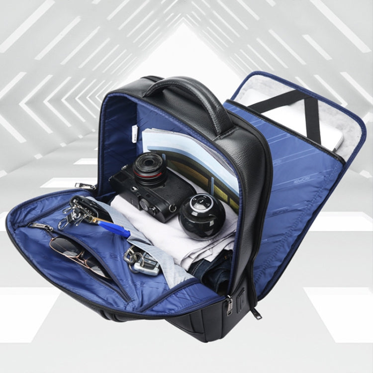 Bopai Large-Capacity Waterproof Business Laptop Backpack With USB+Type-C Port, 61-122891, 61-122631C
