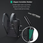 Bopai Large-Capacity Waterproof Business Laptop Backpack With USB+Type-C Port, 61-122891, 61-122631C