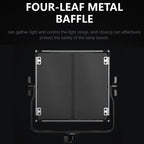 Pixel K80 RGB 45W 2600-10000K 552 LEDs Photography Fill Light Panel Lamp With LCD Display,US Plug, K80 RGB