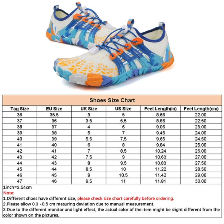Couple Fitness Shoes Quick-drying Breathable Shock-absorbing Beach Sneakers, 36, 37, 38, 39, 40, 41, 42, 43, 44, 45, 46
