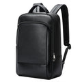 Bopai 61-123311 Large-Capacity First-Layer Cowhide Business Laptop Backpack, 61-123311