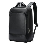 Bopai 61-123311 Large-Capacity First-Layer Cowhide Business Laptop Backpack, 61-123311
