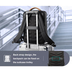 Bopai 751-006641A Large Capacity Anti-theft Waterproof Laptop Business Backpack, 751-006641A