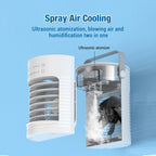 CF-516 USB Home Timed Desktop RGB Light Adjustable Spray Humidification Cooler Fan, CF-516