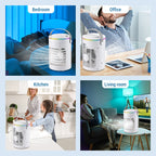 CF-516 USB Home Timed Desktop RGB Light Adjustable Spray Humidification Cooler Fan, CF-516