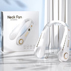 F11 Portable USB Charging Rotating Digital Display Bladeless Hanging Neck Fan